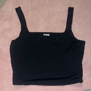 Garage black tank top